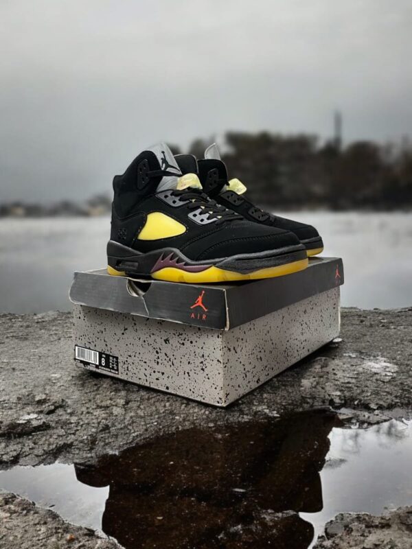 A Ma Maniere x Air Jordan 5 Burgundy Crush Black Pale Ivory (Master same) Shoes Wala