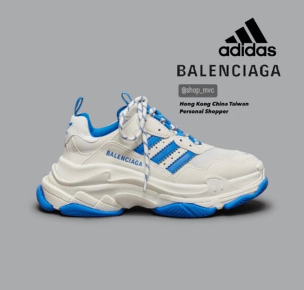 Adidas x Balanciaga Triple S White (Master Quality) Shoes Wala