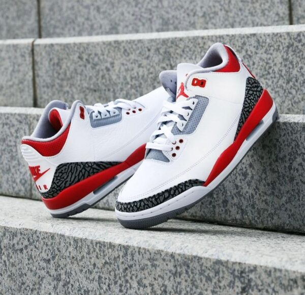 Nike Air Jordan 3 Fire Red ( Master Quality) Shoes Wala
