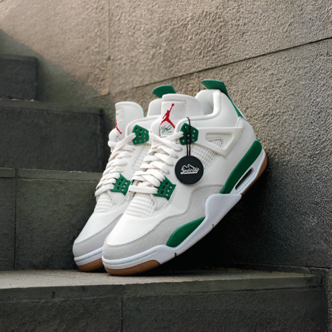 Air jordan Retro 4 Pine Green (Advance Quality) Shoes Wala