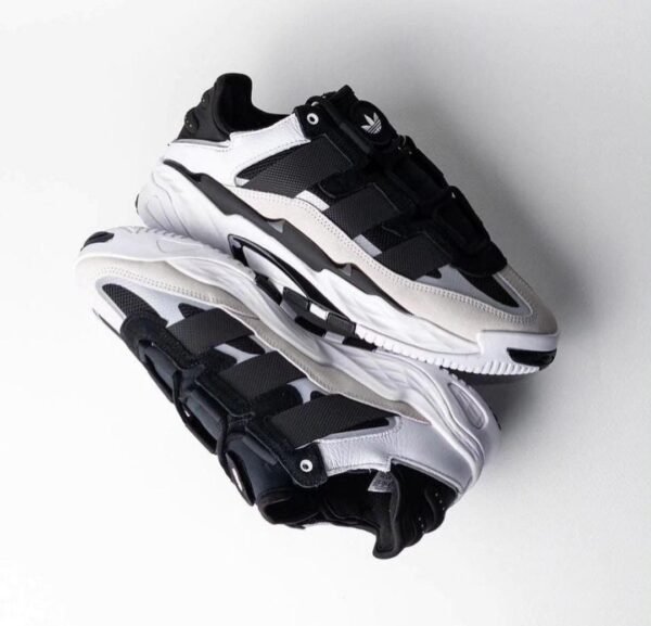 Adidas Niteball Low Top Black White (Master Quality) Shoes Wala