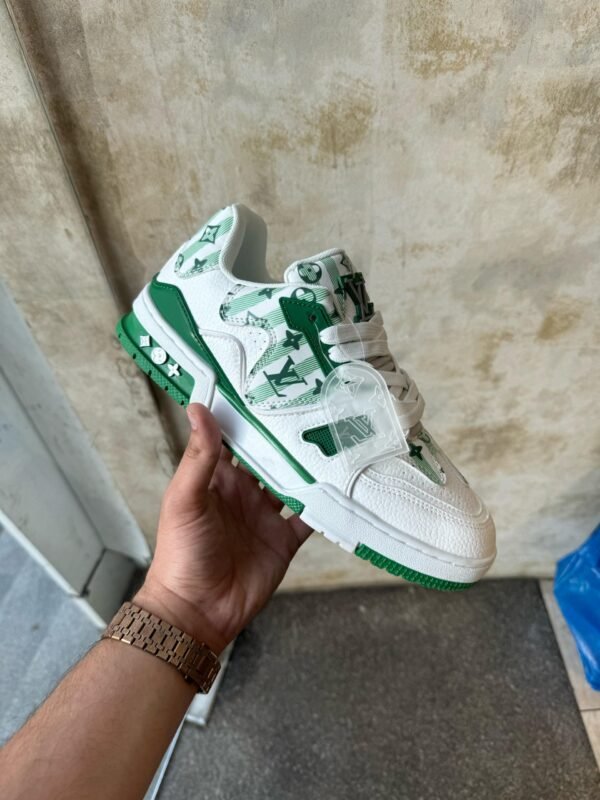 Louis Vuitton Trainer Virgil Abloh Green (Master Quality) Shoes Wala