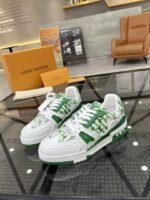 Louis Vuitton Trainer Virgil Abloh Green (Master Quality) Shoes Wala