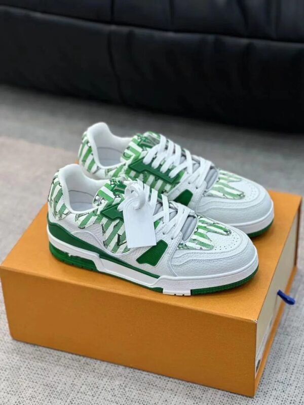 Louis Vuitton Trainer Virgil Abloh Green (Master Quality) Shoes Wala