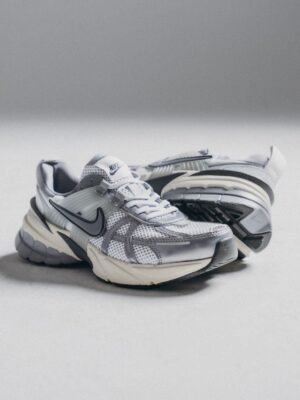 Nike V2K Run Platinum Gray and Silver (Master Quality) Shoes Wala