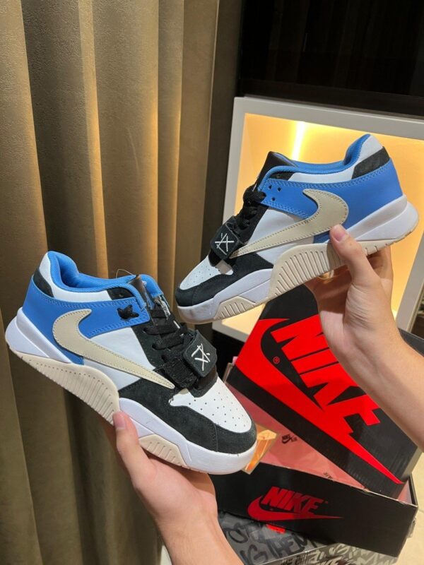 Travis Scott X Niike Air Jordan Cut The Check Black Blue (Master Quality) Shoes Wala