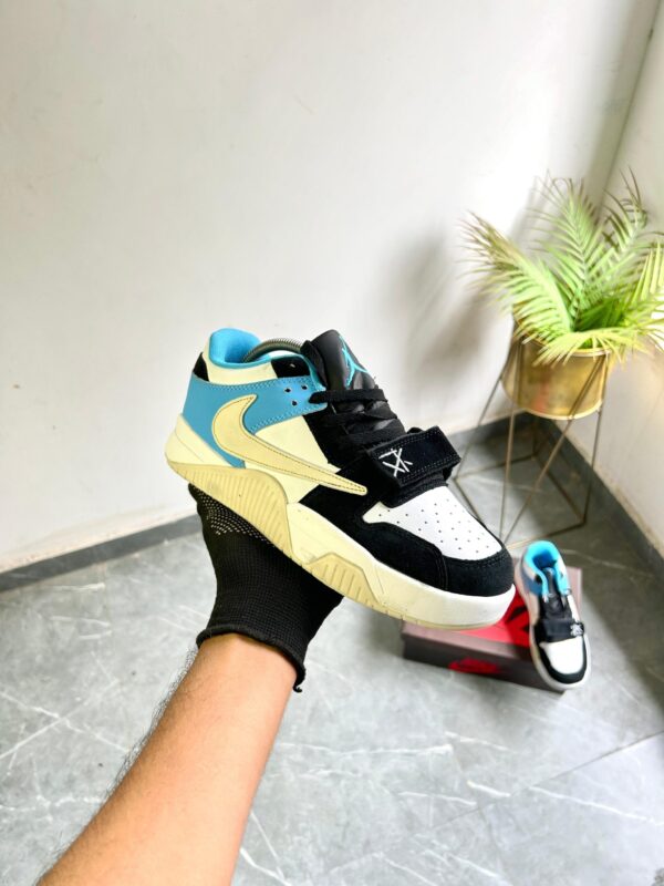 Travis Scott X Niike Air Jordan Cut The Check Black Blue (Master Quality) Shoes Wala
