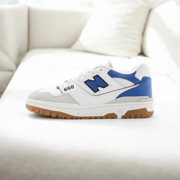 New Balance 550 White Blue Agate (Master Quality) Shoes Wala