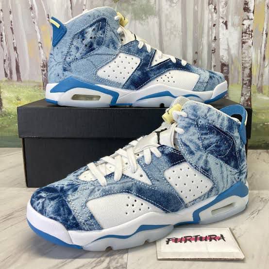 Nike Air Jordan Retro 6 Washed Denim (Master Quality) Shoes Wala