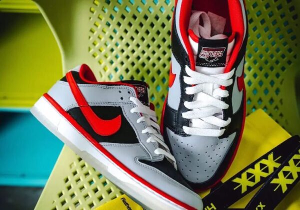 Nike Dunk Low Atlanta University X Black/Red/Grey (Master Quality) Shoes Wala