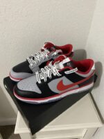 Nike Dunk Low Atlanta University X Black/Red/Grey (Master Quality) Shoes Wala