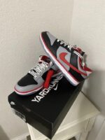 Nike Dunk Low Atlanta University X Black/Red/Grey (Master Quality) Shoes Wala