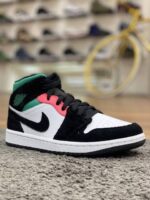 Nike Air Jordan Retro 1 Mid South Beach Black/white (Master Quality) Shoes Wala