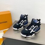 Louis Vuitton Unveils LV Trainer2 High Navy (Master Quality) Shoes Wala