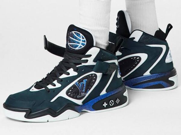 Louis Vuitton Unveils LV Trainer2 High Navy (Master Quality) Shoes Wala