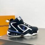 Louis Vuitton Unveils LV Trainer2 High Navy (Master Quality) Shoes Wala