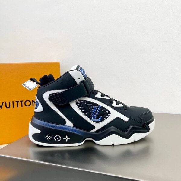 Louis Vuitton Unveils LV Trainer2 High Navy (Master Quality) Shoes Wala