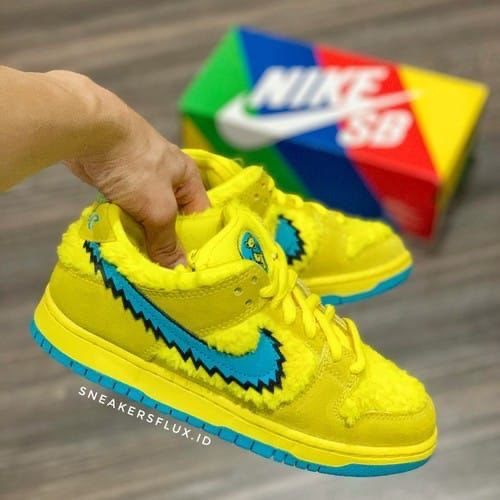Nike SB Dunk Low Grateful Dead Bears Yellow (Master Quality) Shoes Wala