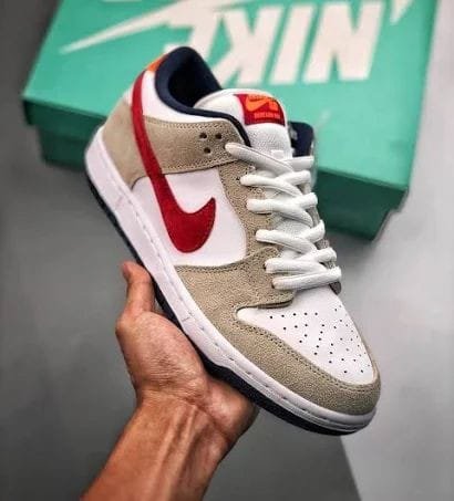 Nike SB Dunk Low Crimison Sail (Master Quality) Shoes Wala