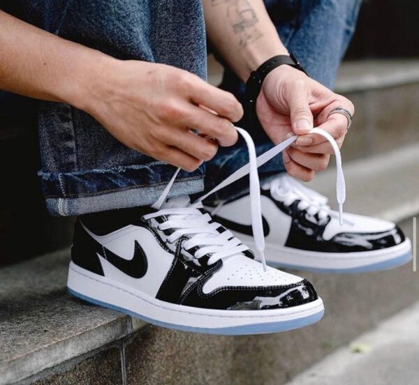 Nike Air Jordan 1 Low SE Concord White Black (Master Quality) Shoes Wala