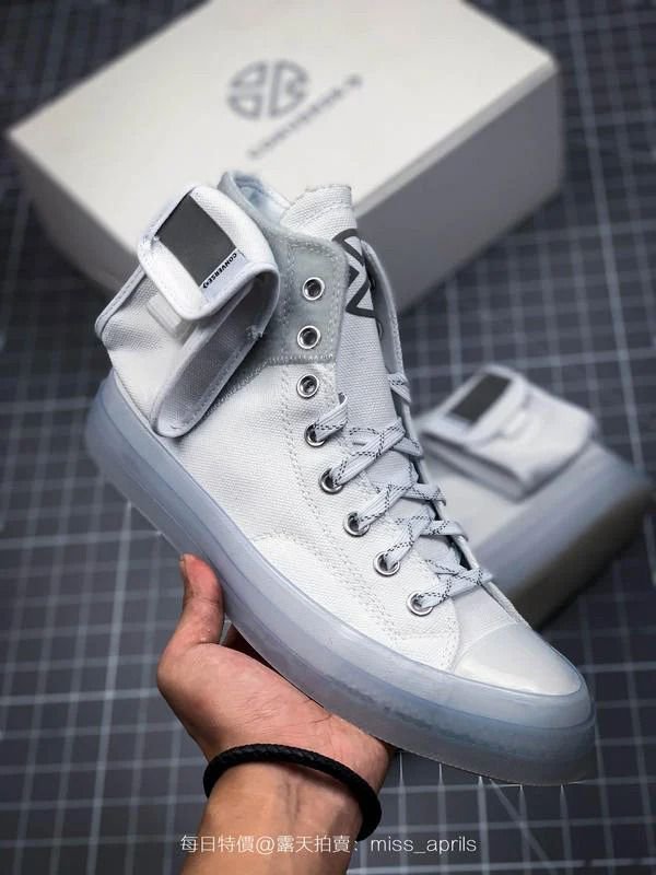 The Lay Zhang X Converse Check Taylor High White (Master Quality) Shoes Wala