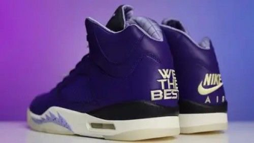 Air Jordan 5 DJ Khaled Purple ( Master Quality) Shoes Wala