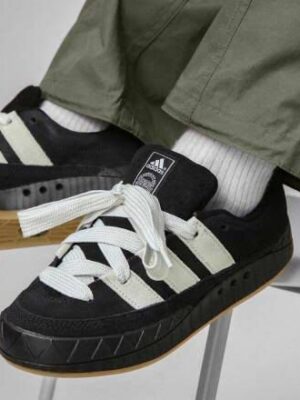 Adidas adimatic core black white ( Master Quality) Shoes Wala