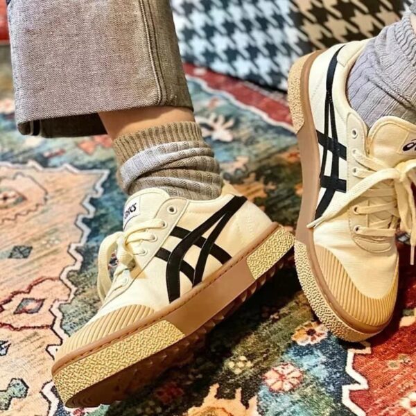 Asics Court Trail Brown Black (Master Quality) Shoes Wala