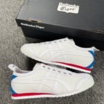 ONITSUKA tiger MEXICO 66 SLIP ON WHITE RED BLUE (master Quality) Shoes Wala