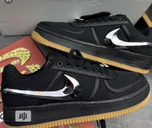 Nike Black Air Force 1 X Travis Scott (Master Quality) Shoes Wala