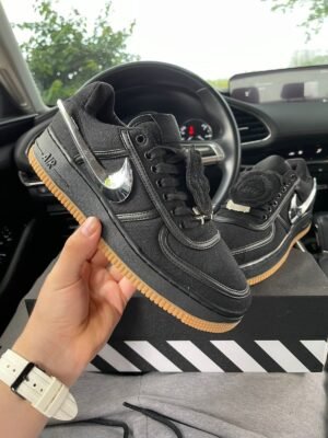 Nike Black Air Force 1 X Travis Scott (Master Quality) Shoes Wala