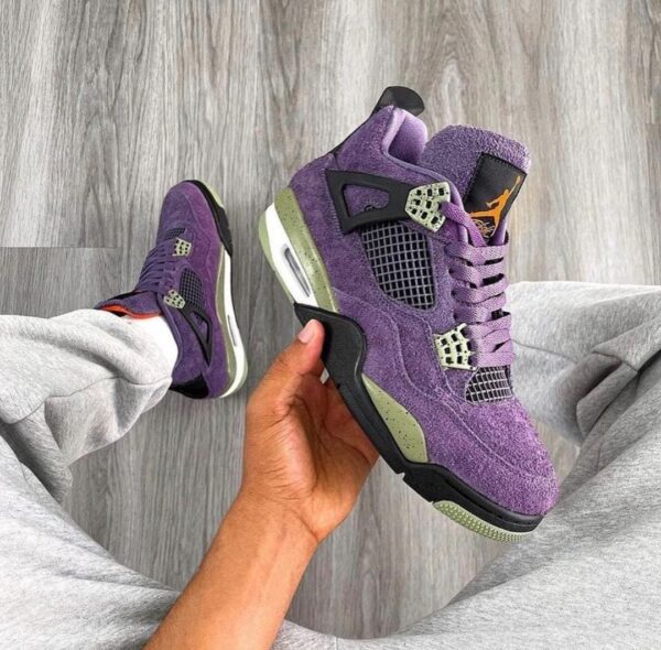 Nike Air Jordan Retro 4 Canyon Purple (Advance Quality) Shoes Wala