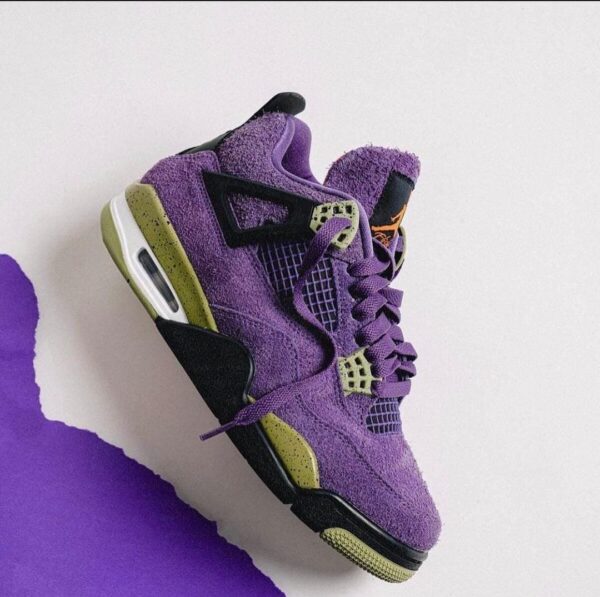 Nike Air Jordan Retro 4 Canyon Purple (Advance Quality) Shoes Wala