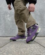 Nike Air Jordan Retro 4 Canyon Purple (Advance Quality) Shoes Wala