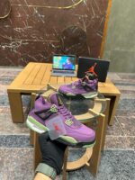 Nike Air Jordan Retro 4 Canyon Purple (Advance Quality) Shoes Wala