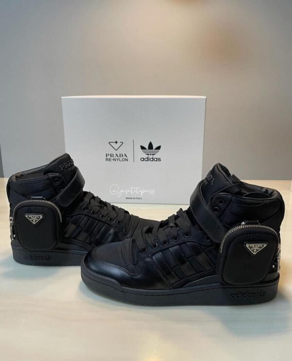Adidas X Prada Forum High Re Nylon Black (Master Quality) Shoes Wala