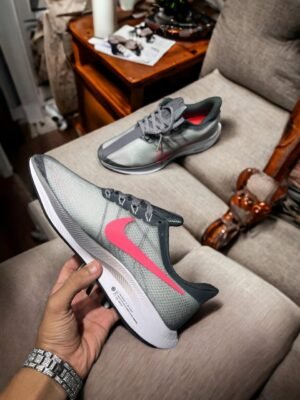 NIKE  ZOOM PEGASUS 35 GREY PINK (Master Quality) Shoes Wala