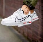 Nike Airforce 1 React White Black Red (Master Quality) Shoes Wala