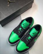 Nike Air Jordan 1 Low Black Lucky Green (Master Quality) Shoes Wala