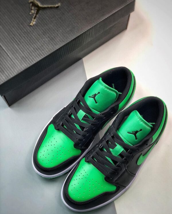Nike Air Jordan 1 Low Black Lucky Green (Master Quality) Shoes Wala