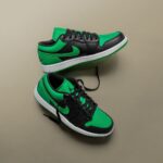 Nike Air Jordan 1 Low Black Lucky Green (Master Quality) Shoes Wala