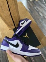 Air Jordan 1 Low Court Purple White (Master Quality) Shoes Wala