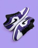 Air Jordan 1 Low Court Purple White (Master Quality) Shoes Wala