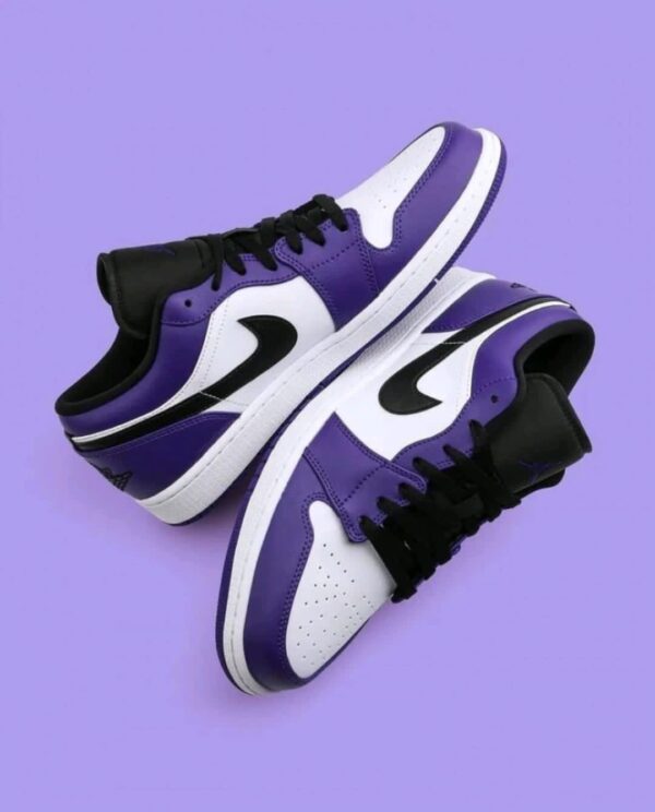 Air Jordan 1 Low Court Purple White (Master Quality) Shoes Wala