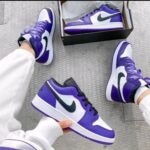 Air Jordan 1 Low Court Purple White (Master Quality) Shoes Wala