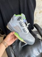 NIKE AIR JORDAN RETRO 5 GREEN BEAN* (Master quality) Shoes Wala