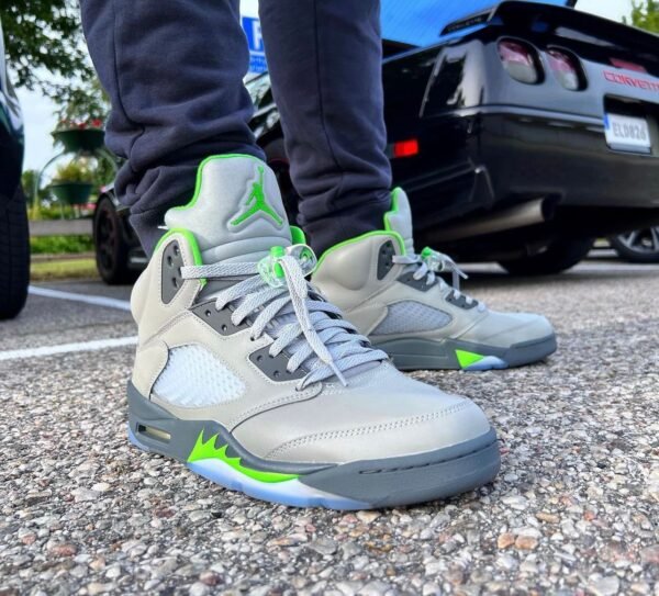 NIKE AIR JORDAN RETRO 5 GREEN BEAN* (Master quality) Shoes Wala