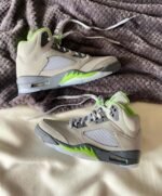 NIKE AIR JORDAN RETRO 5 GREEN BEAN* (Master quality) Shoes Wala