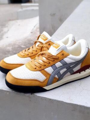 Onitsuka Tiger Ultimate 81 Cream Steeple Grey (Master quality) Shoes Wala