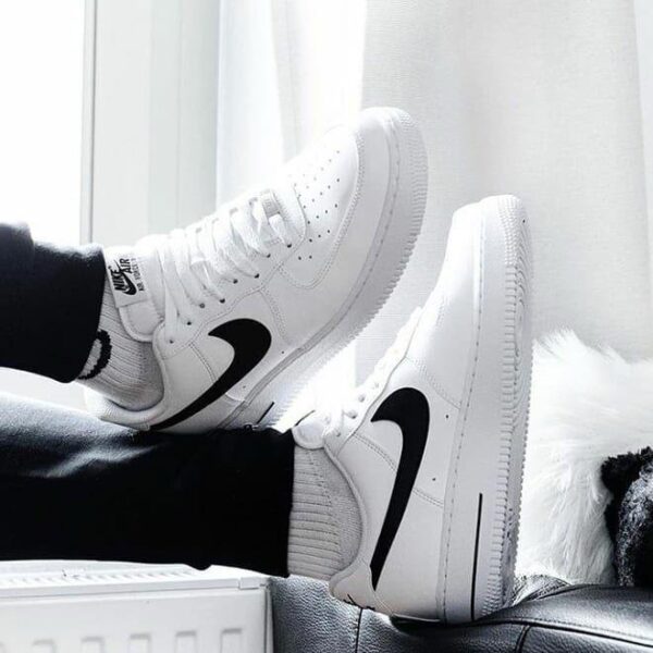Nike Airforce 1 Black Swoosh (Master Quality) Shoes Wala